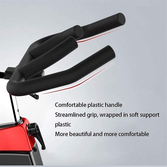 Exercise Bike Indoor Cycling Bike for Home Gym with Comfortable Seat Cushion Tablet Holder and LCD Monitor Silent Belt Drive Home Cardio Bike Training